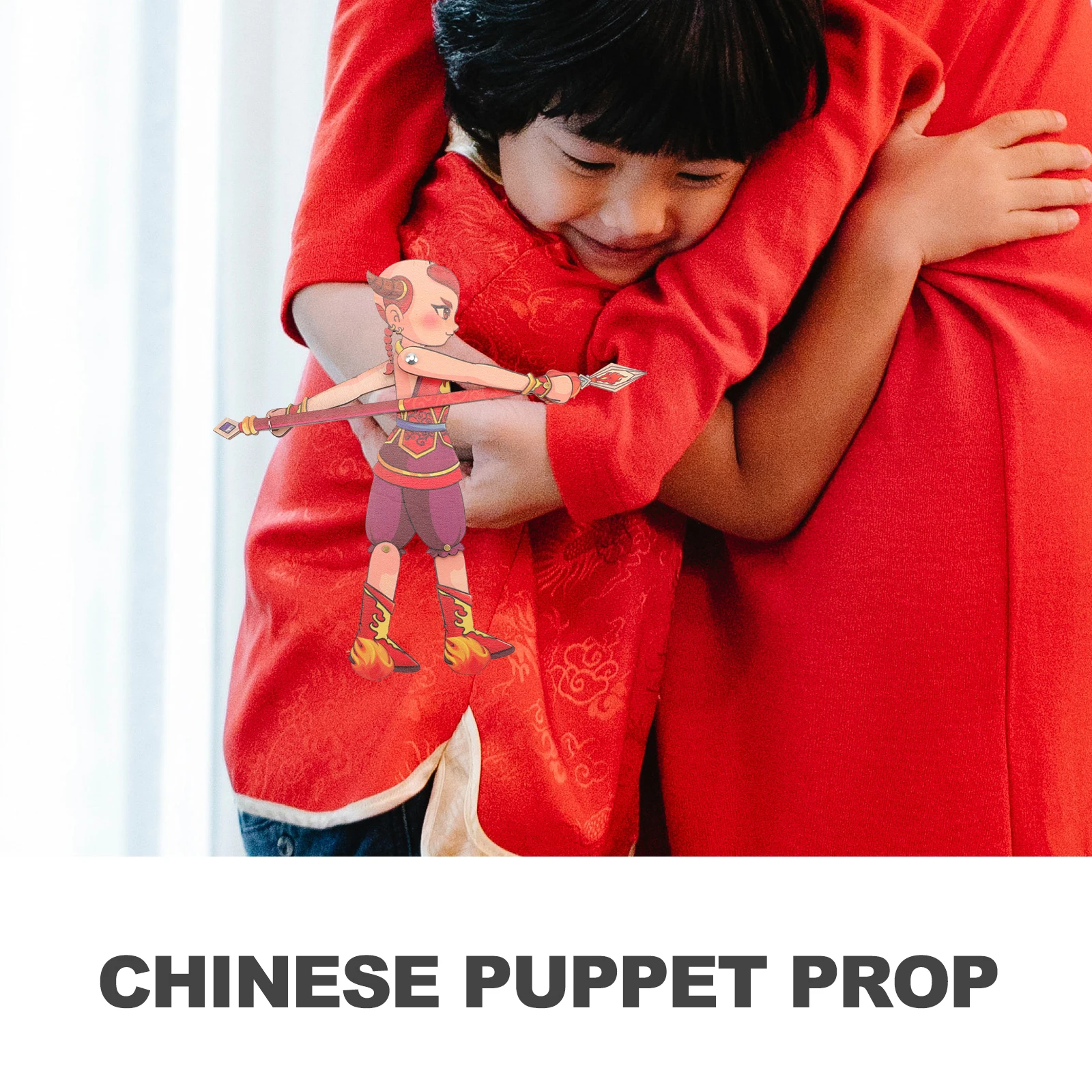 

Puppet to The West Shadow Child Traditional Wood Chinese Style Toys