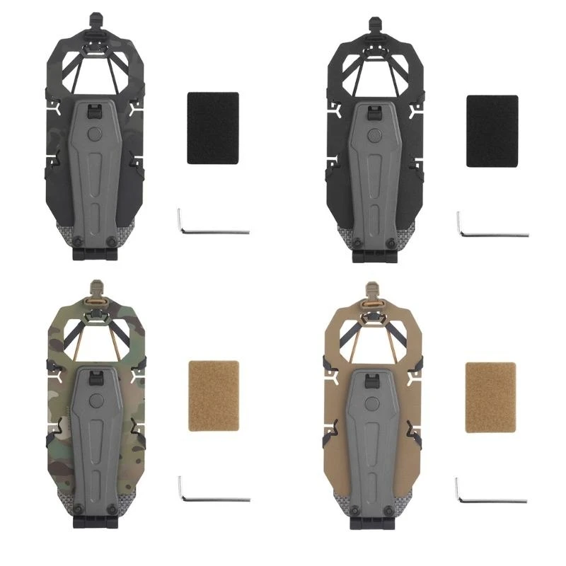 

Molles Bracket Tacticals Rotating Phone Holder Phone Carriers Plate 4XBB
