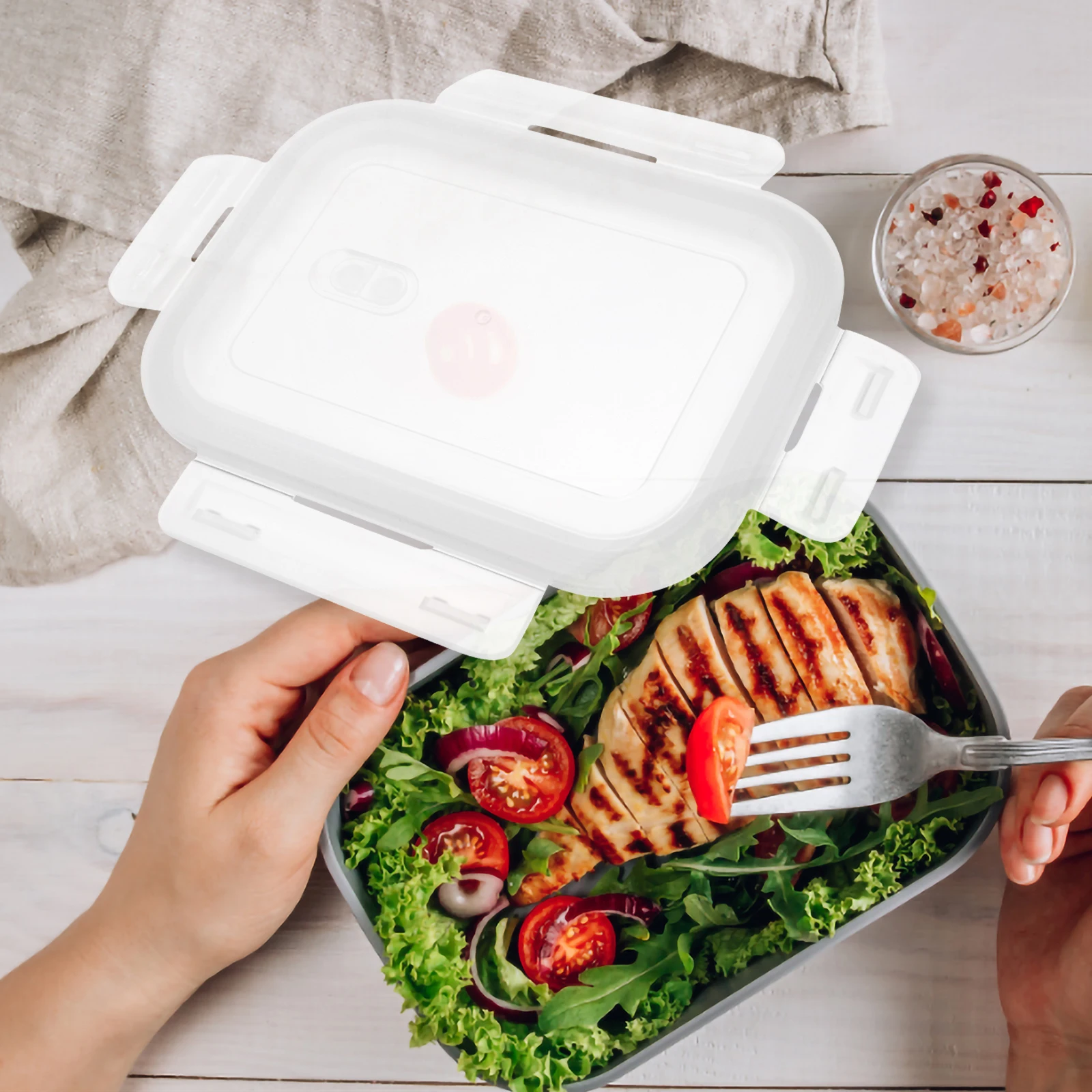 

Lid Accessories Food Storage Covers Lids Reusable Household Sealing Plastic Lunch Bowl