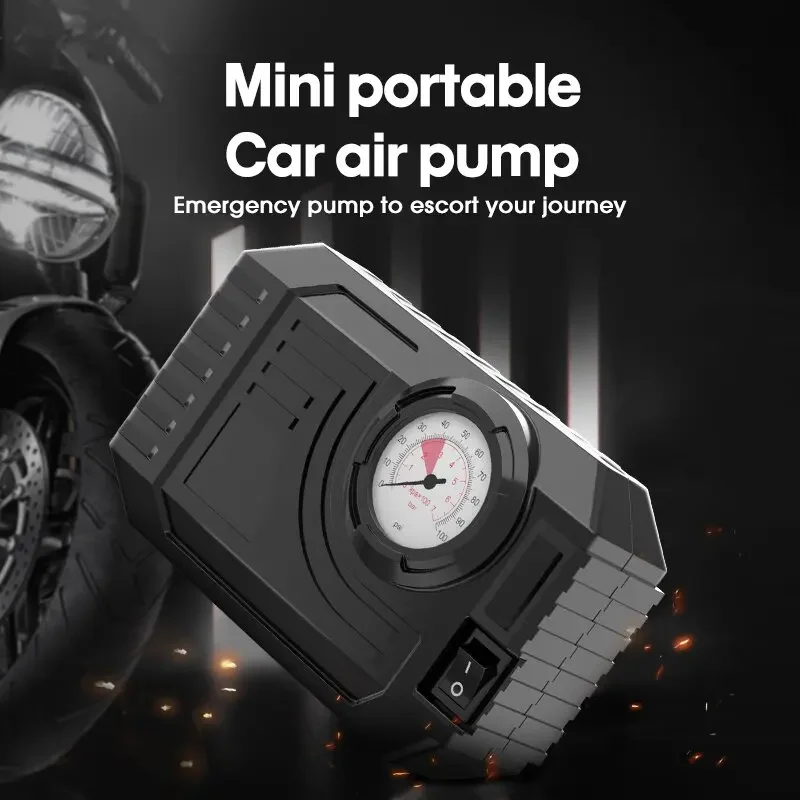 Portable Mini Car Air Pump Electric Small Car Air Pump Tire Air Pump Bicycle Air Pump