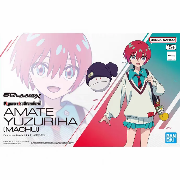 

Стандартная фигурка Bandai Gundam GQuuuuuuX AMATE YUZURIHA MACHU Aninm, сборная фигурка, оригинальный комплект модели, подарок в шоке