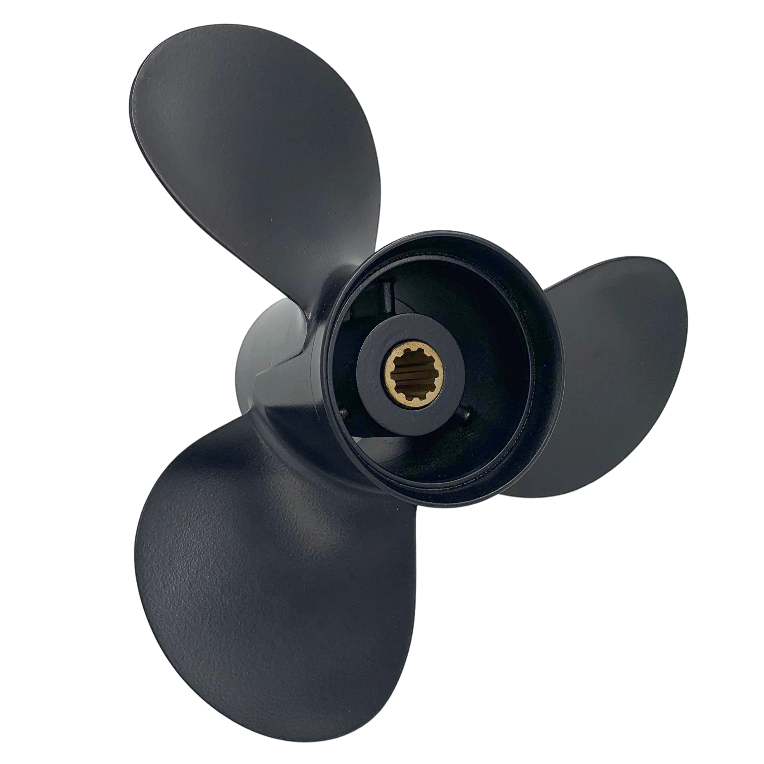 Boat Propeller 9.8x11 Fit for Tohatsu Outboard 20HP-30HP 3 Blades Aluminum Prop 10 Tooth Propel RH OEM NO: 3R0B645230 9.8x11