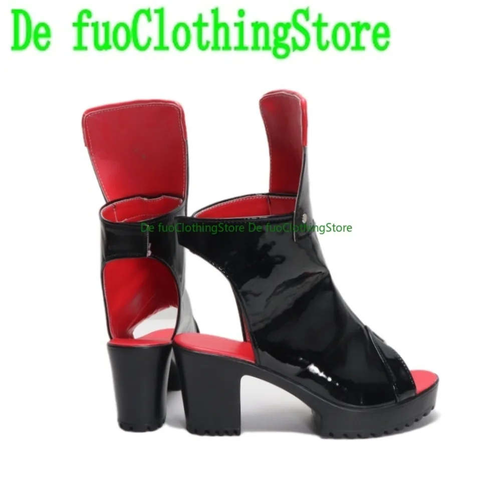 Victory Goddess Red Lotus Shadow Role Play Shoes and Boots Game Animation Cos Shoes Halloween Party Anime Props Accessories