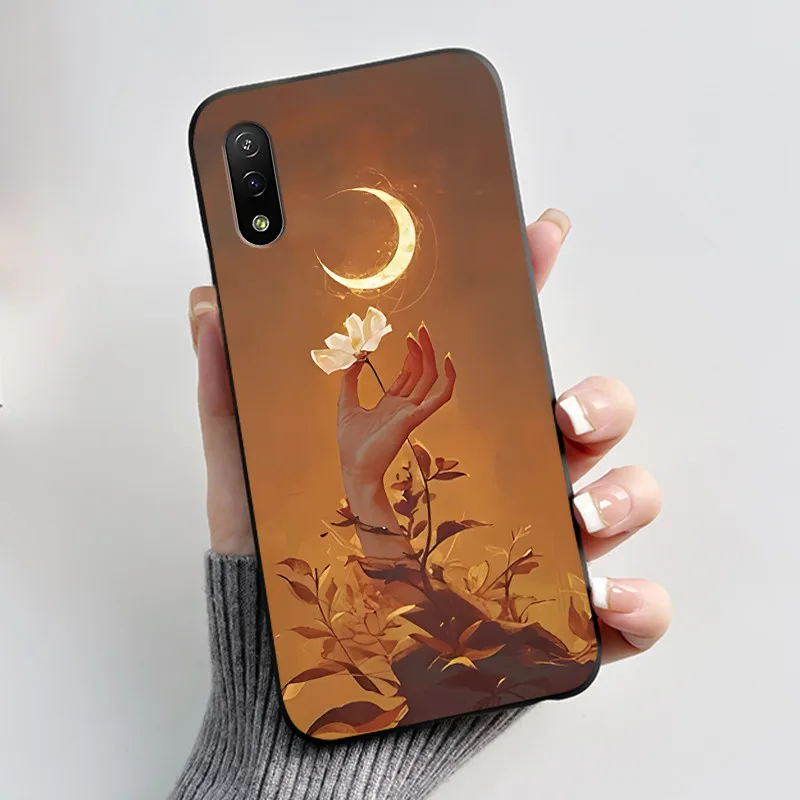 Hermosa funda negra para Sony Xperia ACE II SO-41B, carcasa antiarañazos para Sony Xperia ACE III/Xperia ACE 3 (PDX-226) Moonlight