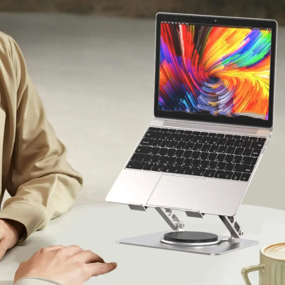 360 °   Rotation Drehbare Tablet Ständer Wärmeableitung Einstellbare Tablet Halter Multi Winkel Anti Slip Tablet Telefon Metall Halterung