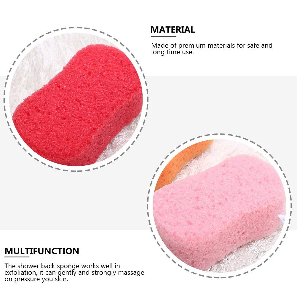 5 Pcs Bath Sponge Body Sponges Scrubbers Durable Shower Practical Exfoliating Clean Algae Skin Cleaning Tool Safe Bathing