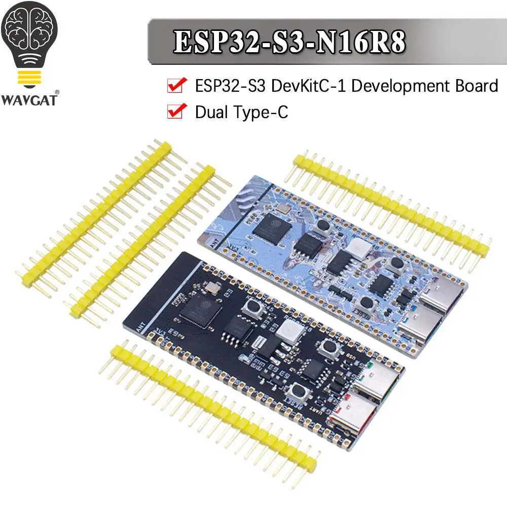 ESP32S3 WiFi BLE 5.0 Mesh Development Board   Bluetooth-compatible   ESP32-S3-N16R8  Wireless Module Ardniuo Micropython