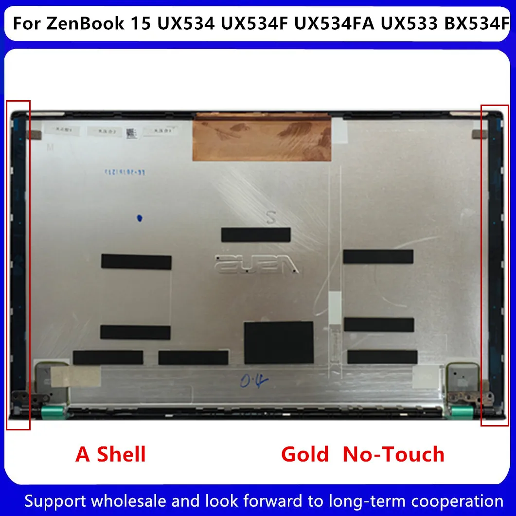 

98% New For Kailxuling ZenBook 15 UX534 UX534F UX534FA UX533 BX534F LCD Back Cover A Shell Gold NO-Touch