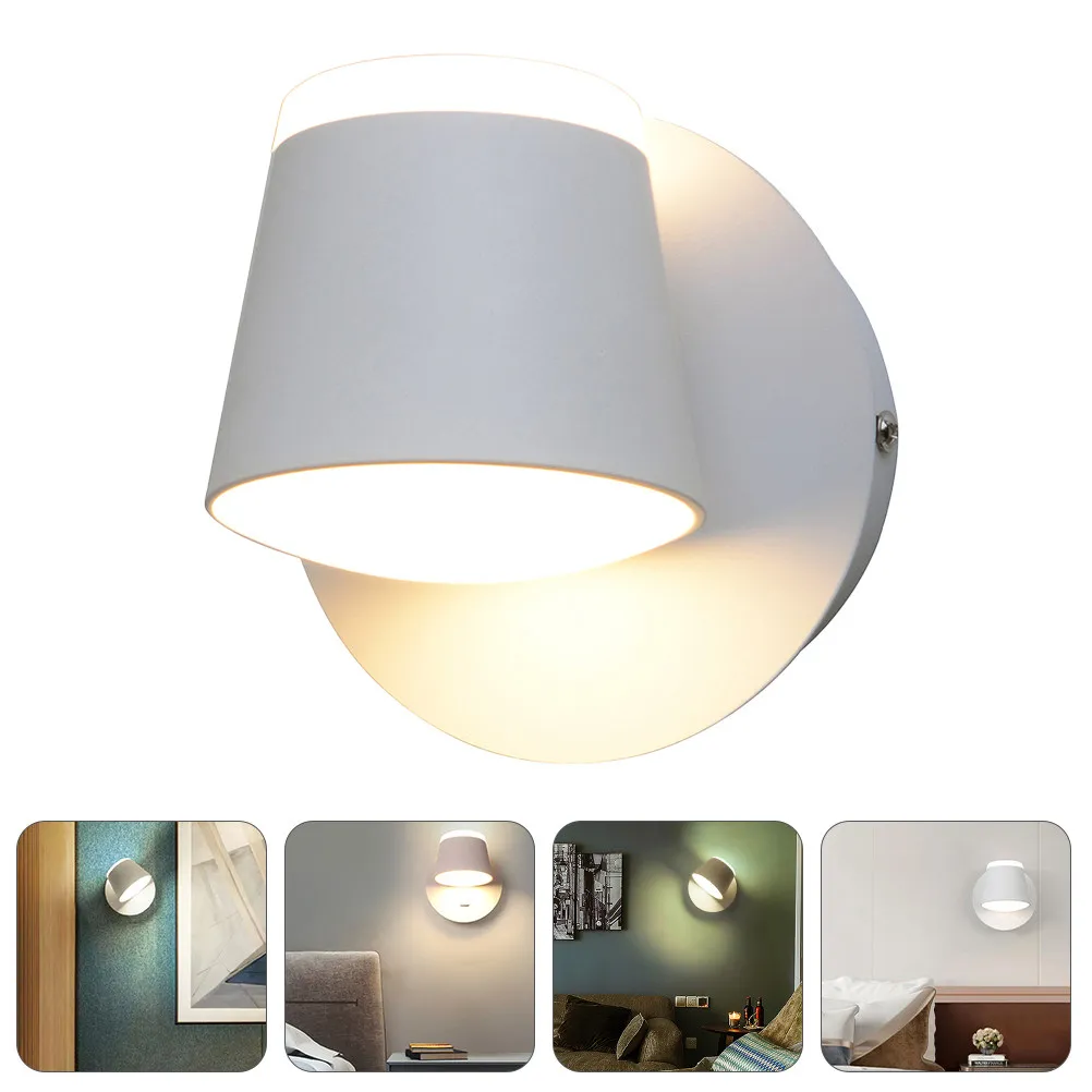 

1Pcs Rotatable LED Wall Lamp Indoor Bedroom Corridor Adjustable Wall Light Night Light for Aisle Bar Hotel