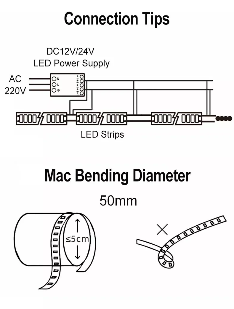 DC 12V LED-Lichtstreifen 120 Stück/Meter 2835 Flexibler LED-Lichtstreifen mit variabler CCT-Farbtemperatur – Detail 11