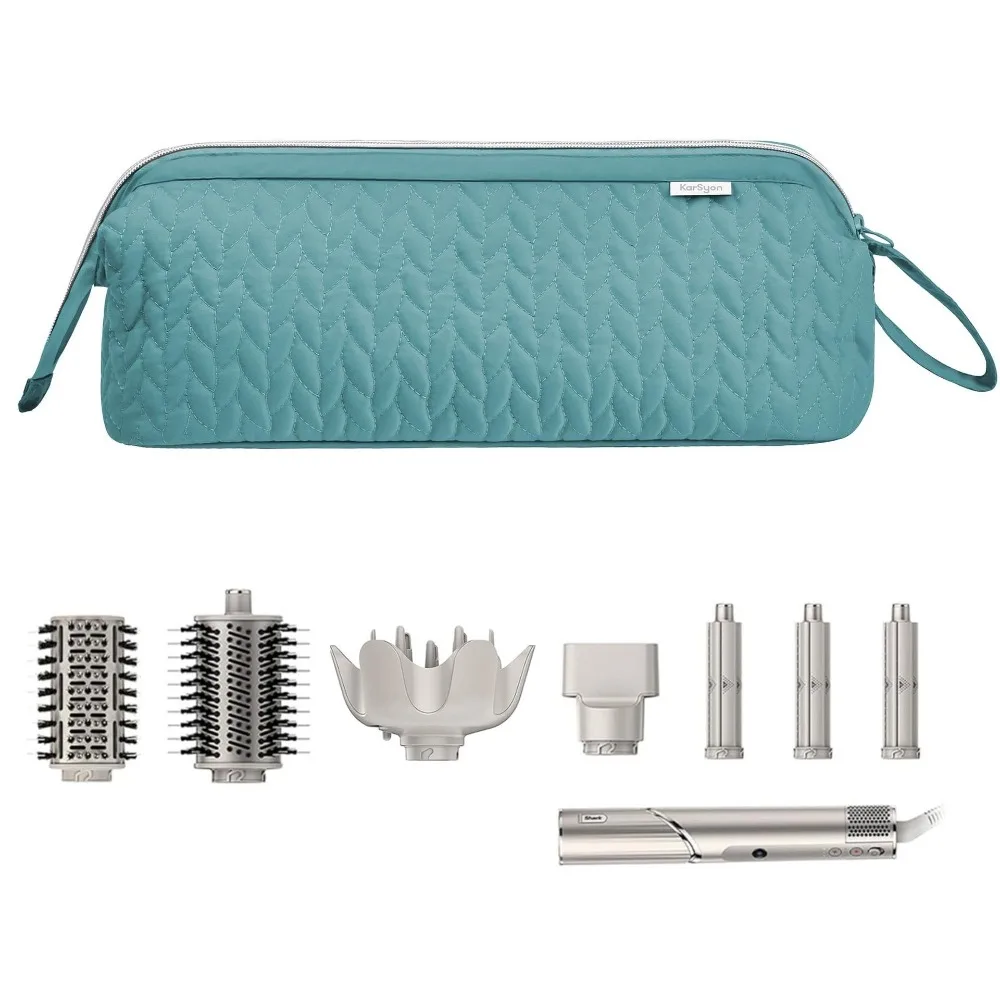 Large Capacity Hair Dryer Bag Waterproof Durable Straightener Curler Storage Case Space Saving Dustproof Hairdrier Storage Pouch