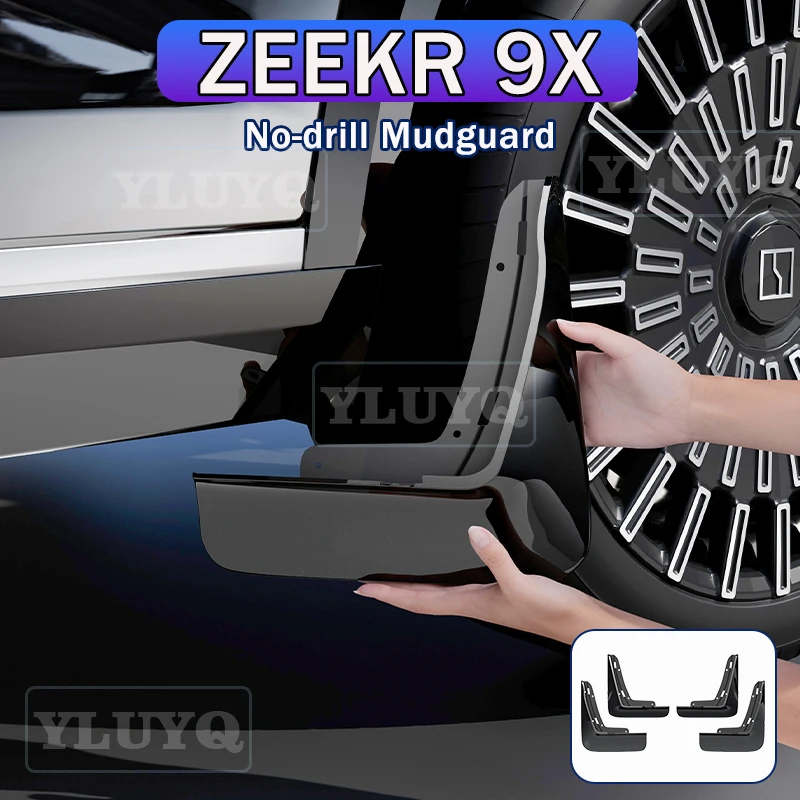 

For 2026 ZEEKR 9X Original Mudguard No-Drill Rear Wheel Inner Liner Tire Mud Protection Modification Accessories