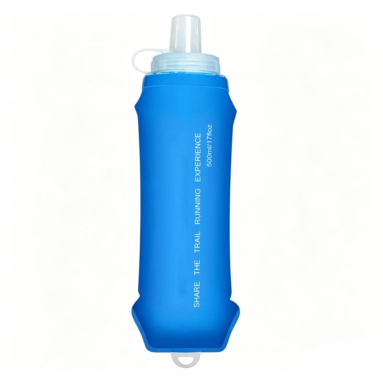 Handheld Water Bottle Running 500ml Spill-Proof Foldable Lightweight Soft Flask Running Bottles For Outdoor Travel Gym Cycling