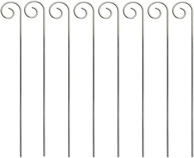 Plant Label Hooks Garden Markers Stake Holder Plant Label Hanger Plant Sign Stake Rustproof Garden Hanging Rods Flower Planter