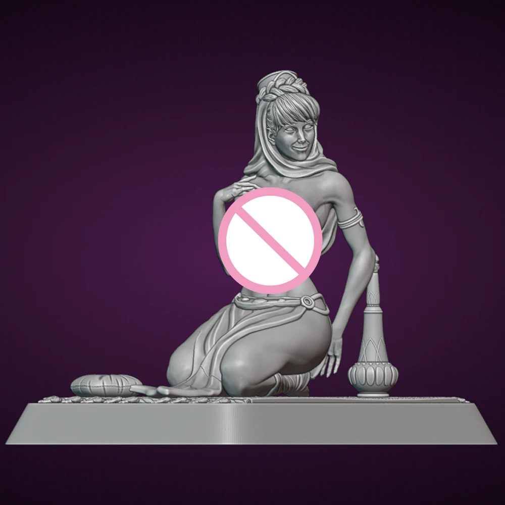 

Slave Girl Jeannie Resin Model Kit 3d Printing Doll 1/24 Unassembled Resin Figure Statue Kits Unpainted Toy Gk Plaything Set
