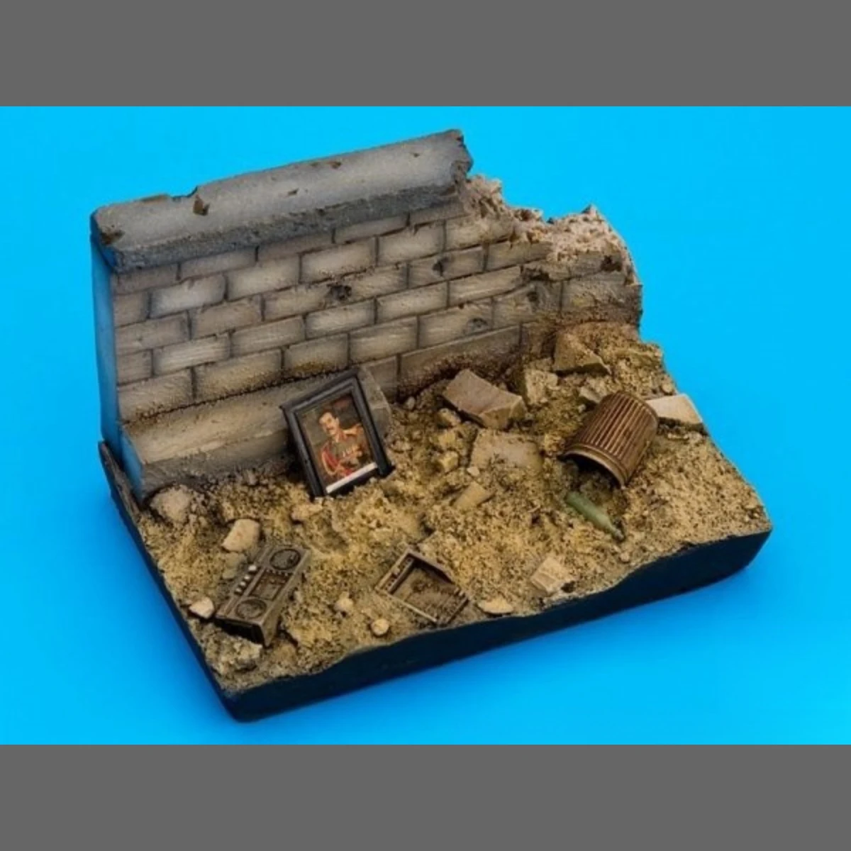 Kit de maquette en résine non peinte, thème militaire, spam de rue en ruine iraquienne, GK non assemblé et non peint, 1/35