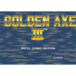 Golden Axe 3 Region Free 16Bit MD Game Card For Sega Mega Drive For Genesis