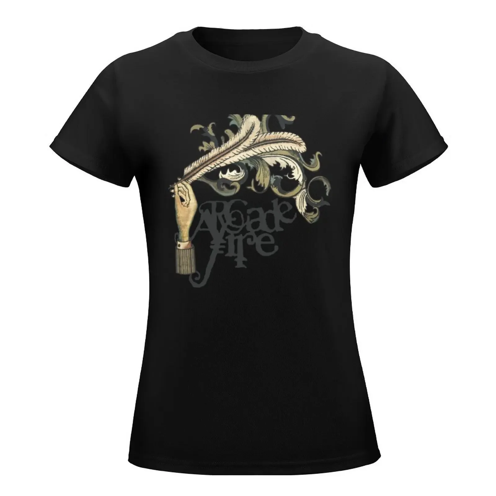 Arcade Fire - Funeral T-Shirt plain anime tees animal print shirt for girls oversized t shirts for Women