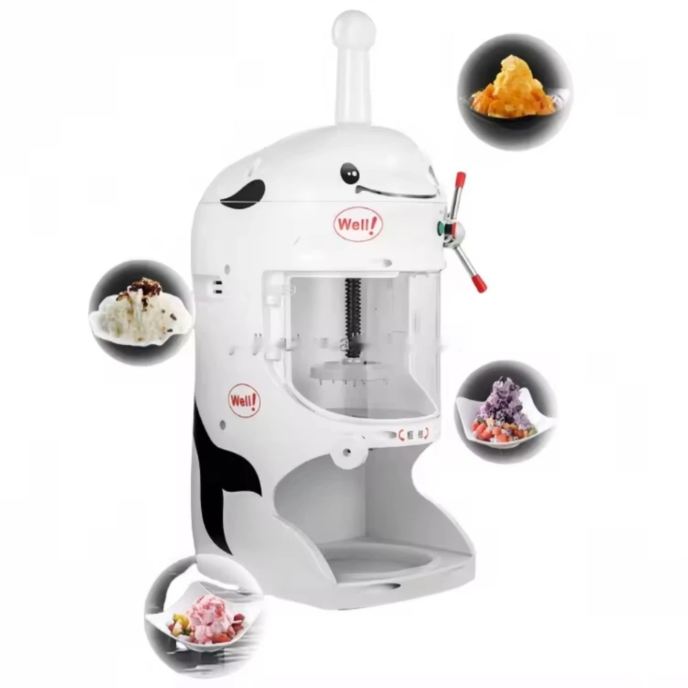High-Quality Electric Automatic Commercial Snow Ice Shaver - Ice Crusher, Stainless Steel, Fast & High-Efficiency