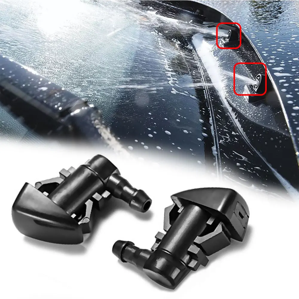 Front Windshield Washer Nozzle Wiper Spray Jet for Jeep Grand Cherokee for Dodge Grand Caravan / Durango 68269108AA 55372143AB