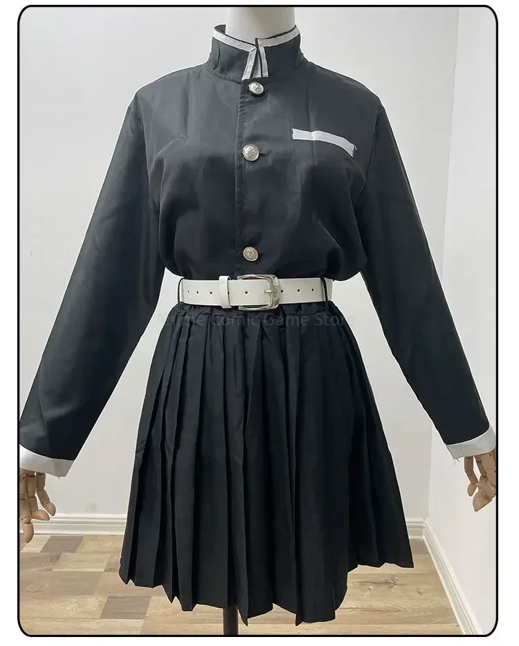 Nuevo Kanao Tsuyuri Cosplay peluca para adultos juegos completos Anime Kimetsu Cosplay traje de fiesta de Halloween para