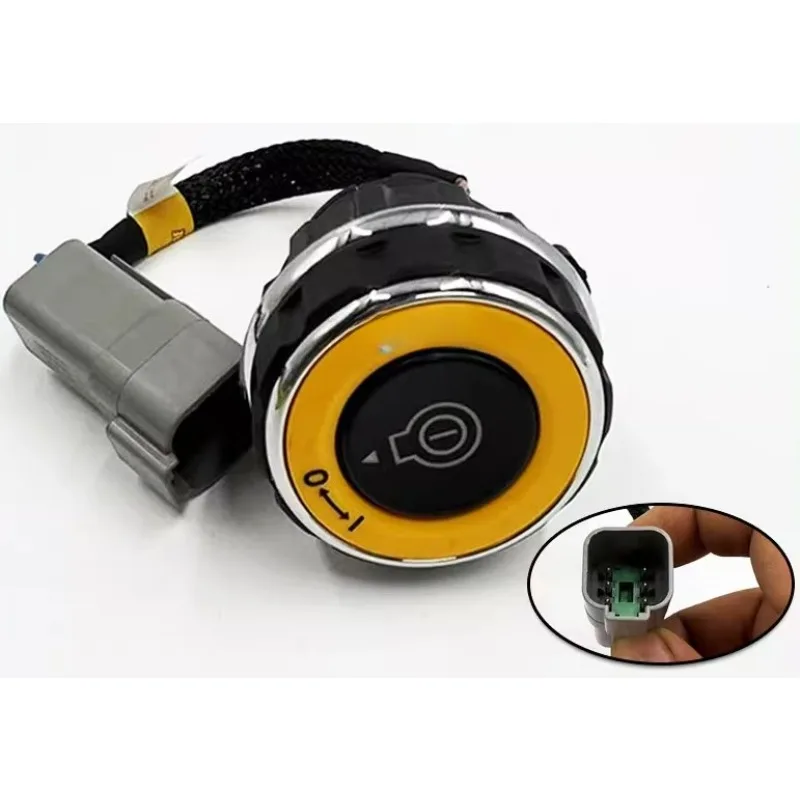 

One-Touch Start Switch Ignition Switch Excavator Parts for Lovol FR220E 260E 300E 360E