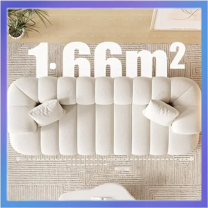 

European Minimalist Living Room Sofa Fabric Modern 2 Seater Living Room Sofa Bedroom Tiny Home Sectional Meuble Household Items