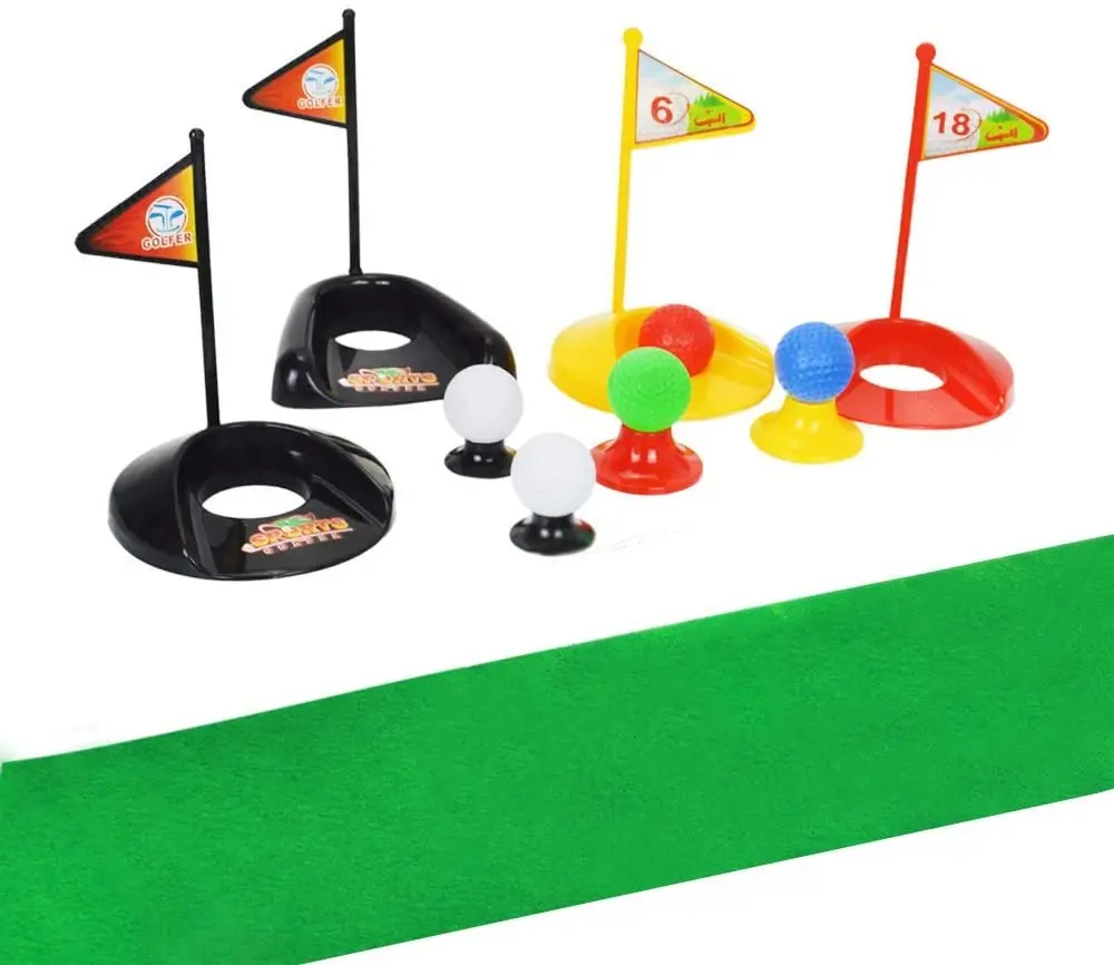 Golf aksesuarları Set geri çekilebilir Golf Metal kulübü 2-6 çocuk eğlence Golf plastik Golf kulubü seti oyuncaklar (34 adet)