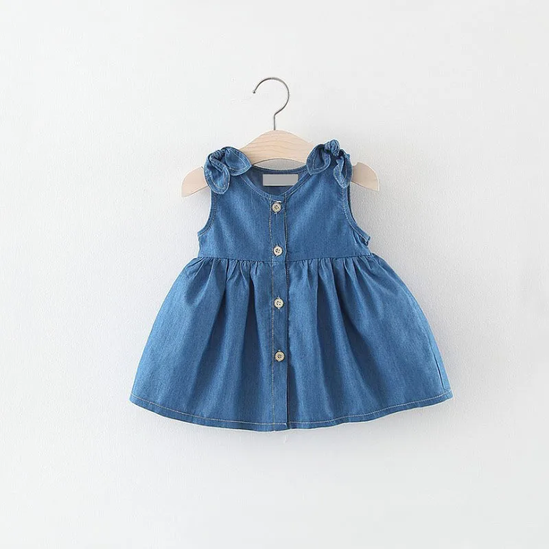 Denim dress for baby girl-AliExpress