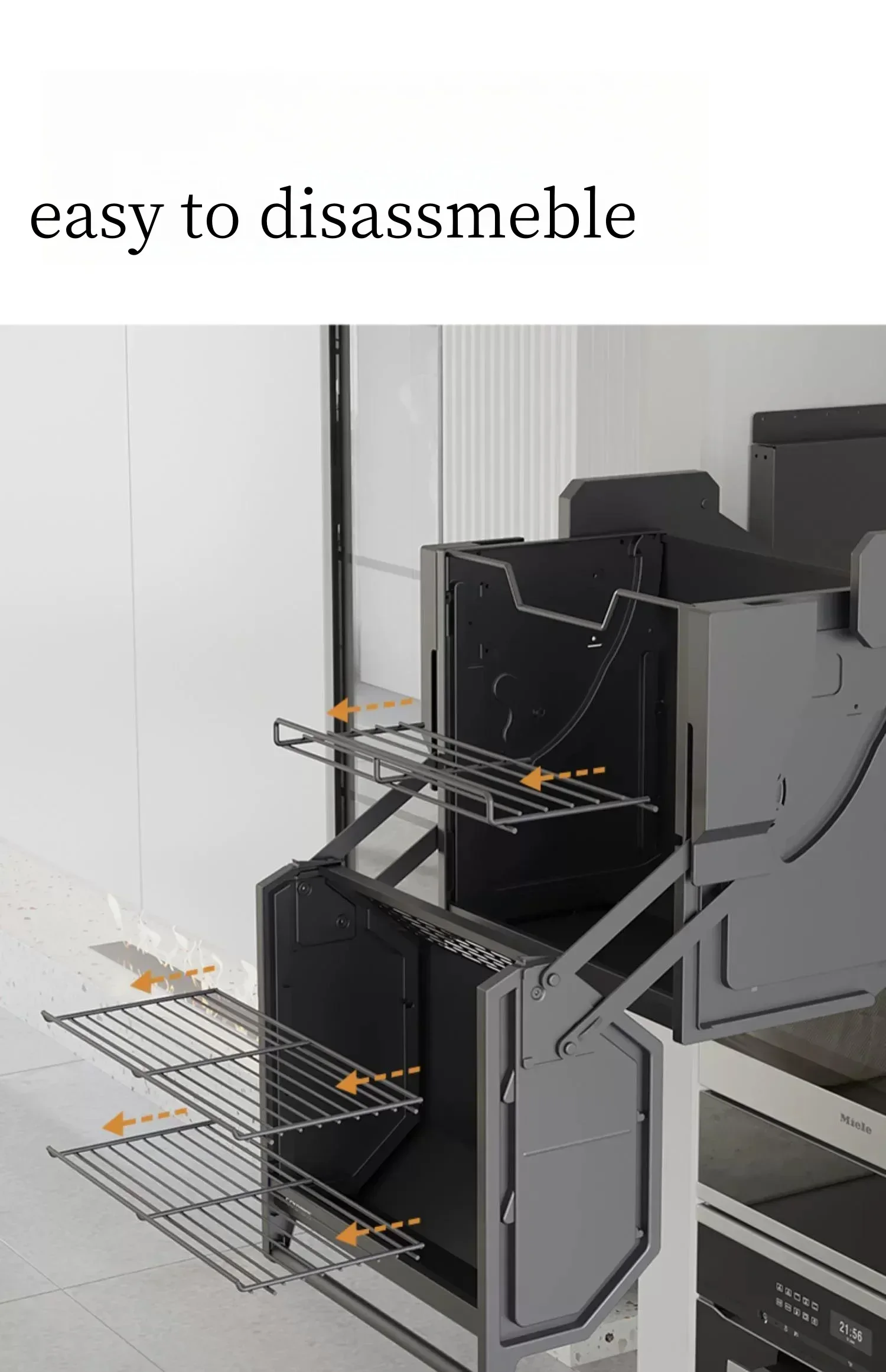 Goldmine Kitchen Cabinet Pull Down Shelf 2 Tier – Pantry Storage Spice Rack Organizer