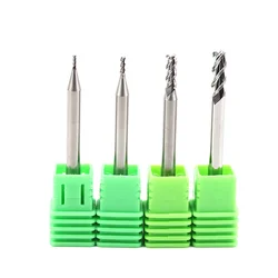 1 pc End Mill CNC Lathe Milling Cutter Tools HRC60 3Flute 1mm 1.5mm 2mm 2.5mm 3mm 4mm Solid Carbide  for Aluminum