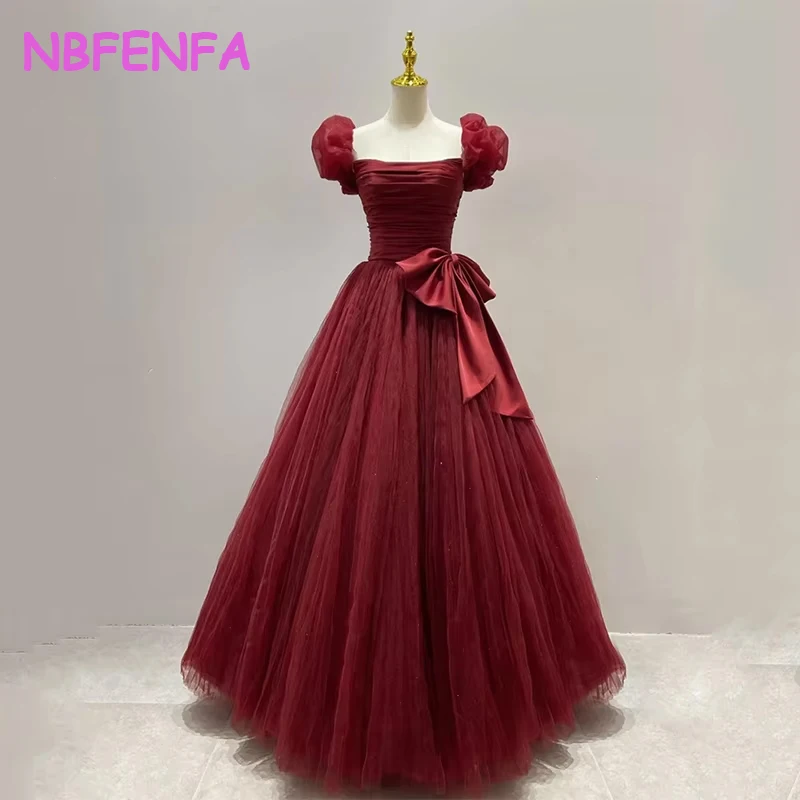 Luxury Elegant Tulle Strap Long Evening Backless Prom Dresses for Women Summer Elegant Formal Party Ball Gown Dress vestidos