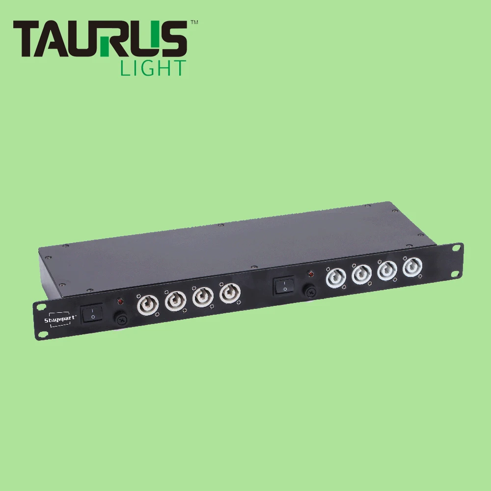 

Portable Power Distro Units Powercon 1U Rack Mount Electrical Power Distribution Box