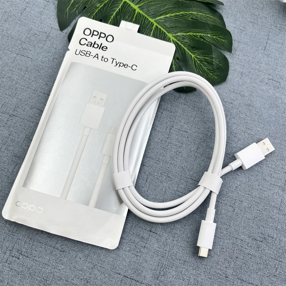 2025 أصلي لكابل OPPO 12A USB A إلى USB C كابل 1 متر USB نوع C سلك بيانات شحن سريع متوافق مع SuperVOOC 240 واط 150 واط