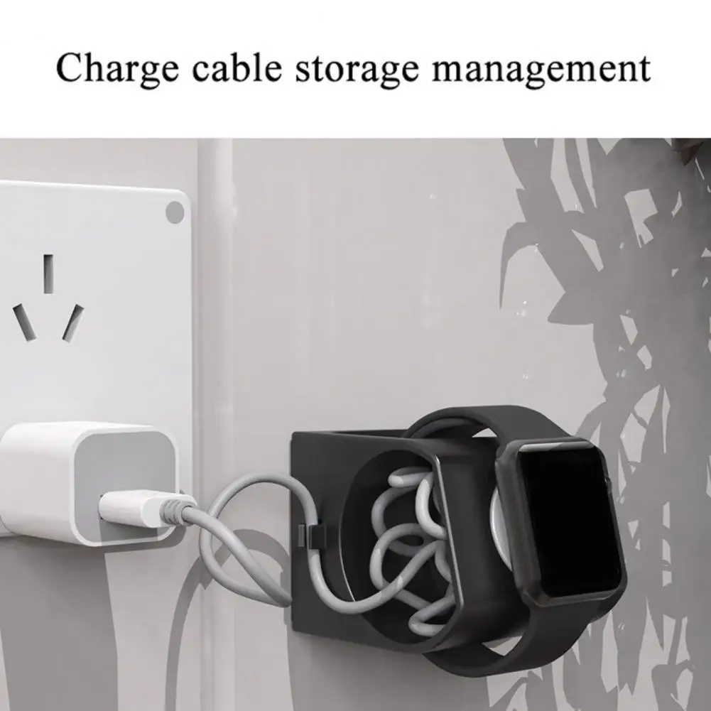 Universal Desktop Charging Bracket, Assista Suporte de Parede, Cable Storage, Preciso Hole Posição Holder, iWatch 1-6 Geração