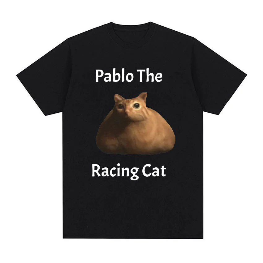 I Eat Cement Cursed Cat Funny Meme T Shirt for Women Fashion Casual Short Sleeve T Shirts Women T-shirt Tops Graphic T Shirts