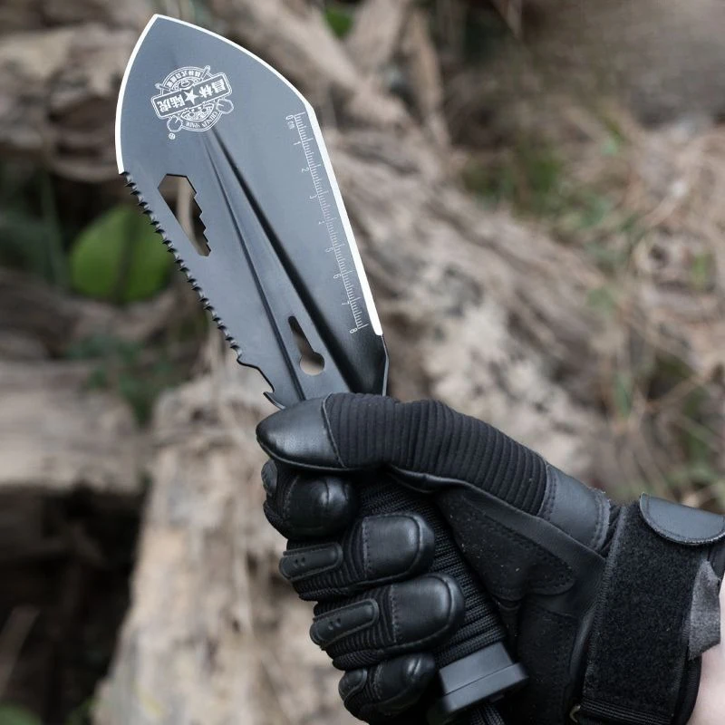 Mini Hand Shovel Multifunctional Steel Shovels Portable Outdoors Camping Spade Garden Bonsai Gardening Small Spades Thickened
