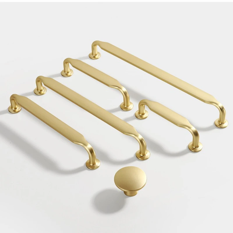 American Style Cabinet Door Handle Modern and Simple Wardrobe Door Handle Creative Zinc Alloy Cabinet Antique Drawer Handle