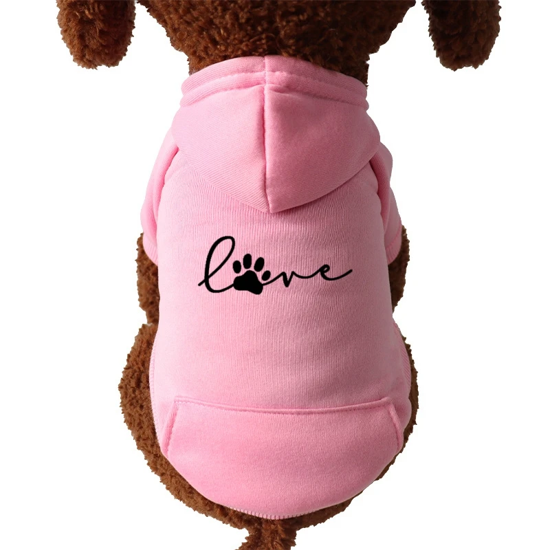 Pet Dog Clothes Small Medium-sized Dog Schnauzer Pure Cotton Hooded Sweatshirt Luxury Designer Clothes Wholesale Supplier