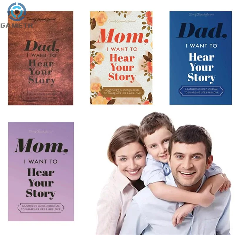 Dad/Mom I Want To Hear Your Story Journal A Father's Guided Journal Multipurpose Journal Book Portable Notebook School Parents