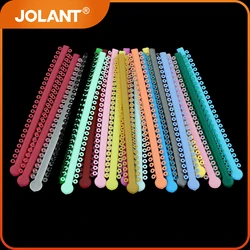 JOLANT 1Pack=1000PCS/20Sticks Dental Orthodontic Elastic Ligature Ties Bands for Brackets Braces 25 Colourful to Choose