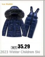 2026 Fashion Winter Duck Down Jacket for Big Boy Children Wear Parka Garments Clothes Thickened Hooded Feather Coat Clothing 6-1