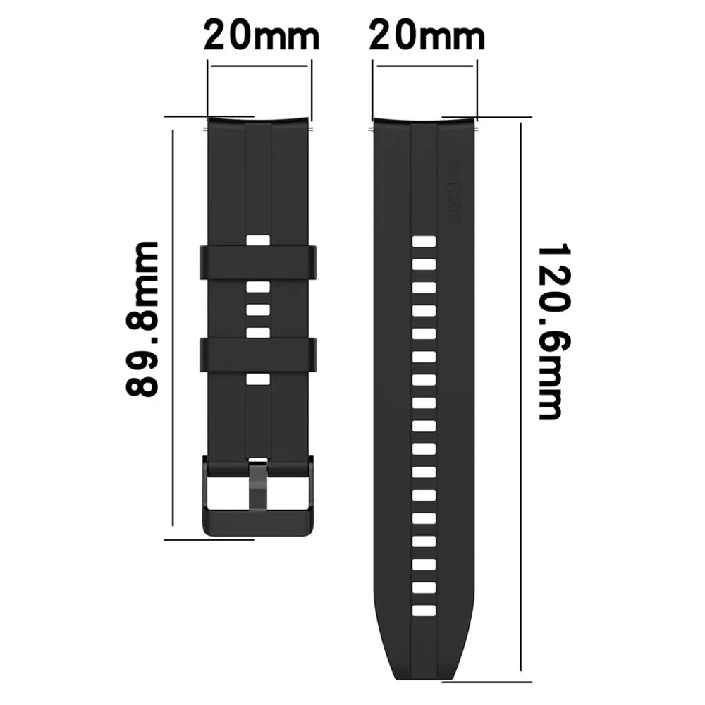 Bracelet de rechange pour montre Huawei GT3, bracelet de sport pour montre Huawei GT2, bracelet de montre intelligent, 20mm, 42mm