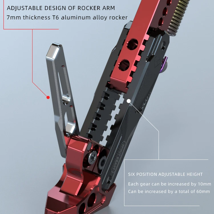 Motorcycle support side frame adjustable high side support modified scooter side stand MOTO personality and creative products