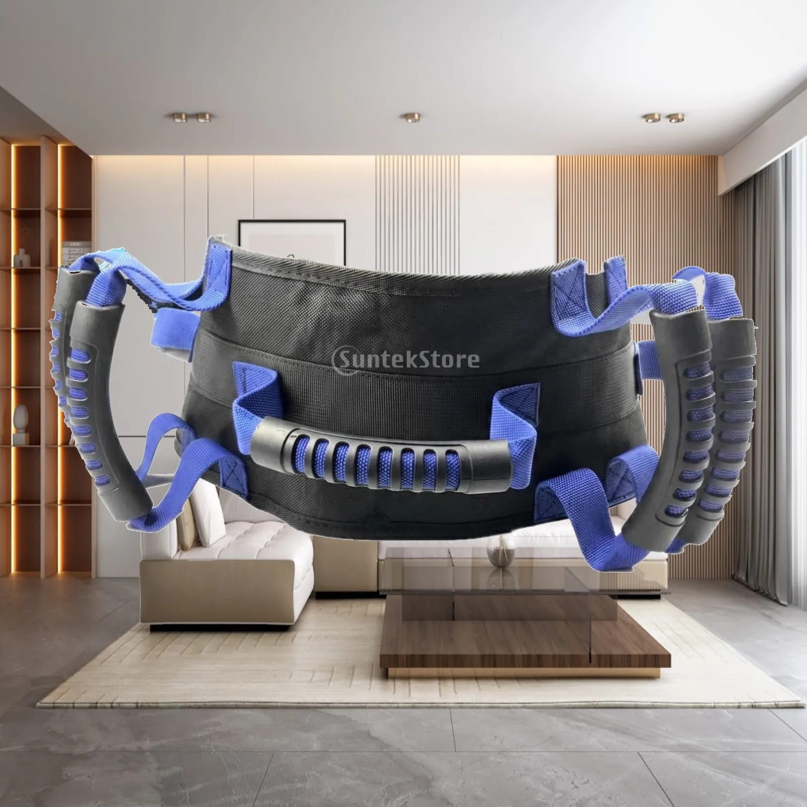 Adjustable Patient Transfer Belt Support Aid with Multiple Handles for Elderly Mobility and Care Assistance