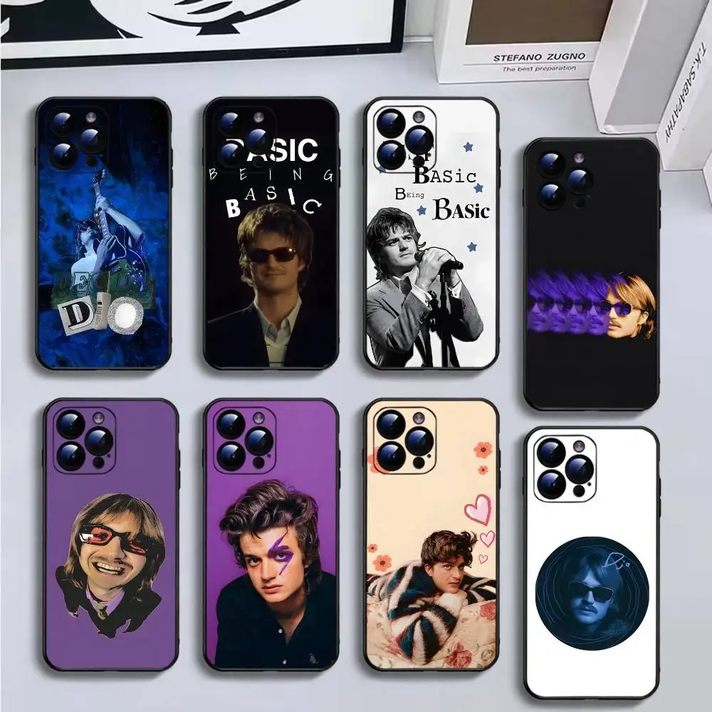 

D-Djo Singer Joe K-Keery Phone Case For iPhone16,15,14,13,12,11 Plus,Pro Max,XS,X,XR,SE,Mini,8,7,Soft Black Cover