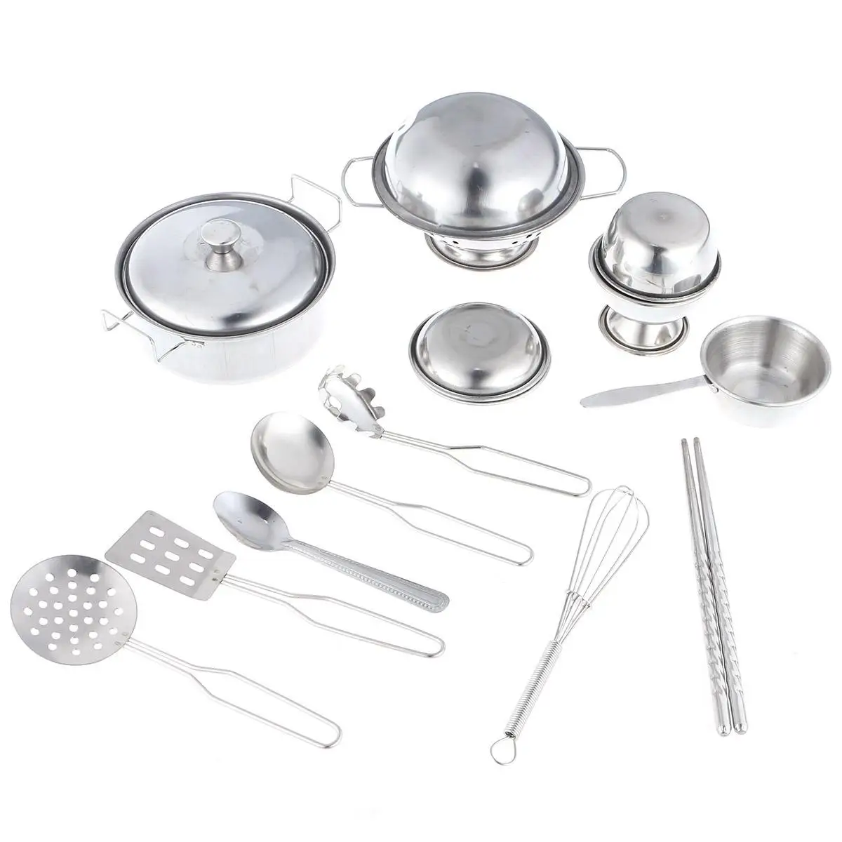 16 ชิ้นเด็ก Houseware เด็กการศึกษาของเล่นสาวมินิจําลอง