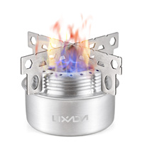 Aluminum Alloy Alcohol Stove with Lid Outdoor Camping Hiking Backpacking Cooking Stove Camping Stove