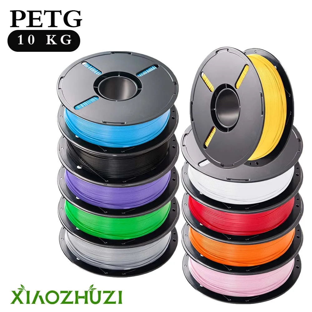 Xiaozhuzi-filamento 3d pla/petg/ 1.75mm 10 rolo 10kg, filamento de impressora 3d para impressora 3d Xiaozhuzi-filamento 3d pla/petg/ 1.75mm 10 rolo 10kg, filamento de impressora 3d para impressora 3d