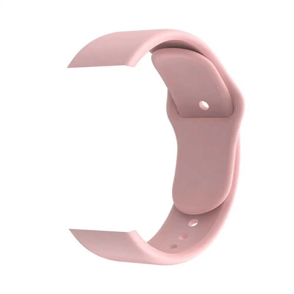 Silicone Strap for D20 Smart Watch TPU Waterproof Durable Bracelet for Y68 Smart Watch High Quality Wrist Band Black White Pink